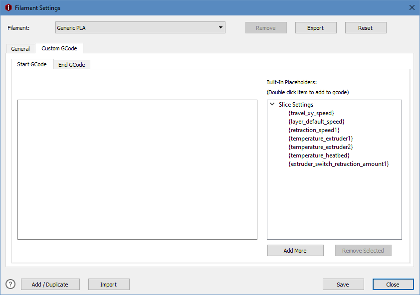 IdeaMaker Filament Code.png